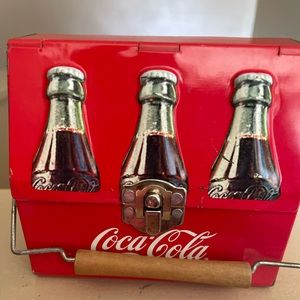 Coca Cola Mini Collectable Lunchbox Style Tin With Handle